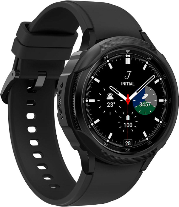 Купить Чехол Spigen Liquid Air (ACS03140) для Samsung Galaxy Watch 4 Classic 46mm (Black)